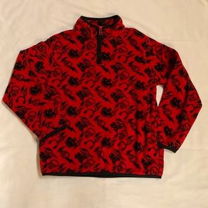 Crazy 8 fleece with skulls